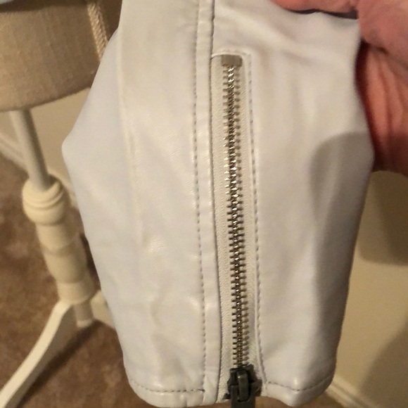 Marc New York (nwot)faux gray leather crop jacket - Picture 6 of 13